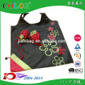 Bolso plegable plegable caliente del poliester de la promoción reutilizable de la forma de la fruta